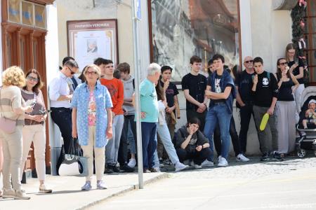 Kamnik danes v znamenju maturantske četvorke, v kateri je zaplesalo preko 200 maturantk in maturantov (24)